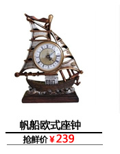 
                                        丽盛小座钟欧式静音挂钟客厅装饰台钟田园座钟石英钟创意卧室时钟现代艺术摆钟表                