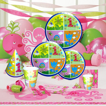 
                                        孩派HighParty生日派对用品//生日帽子//生日装扮//一岁紫花圆锥帽1个                
