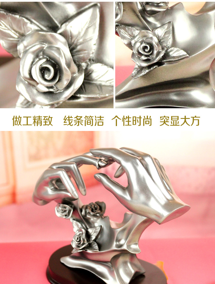 百易尚品 工艺品摆件婚房装饰品结婚新婚庆礼物创意