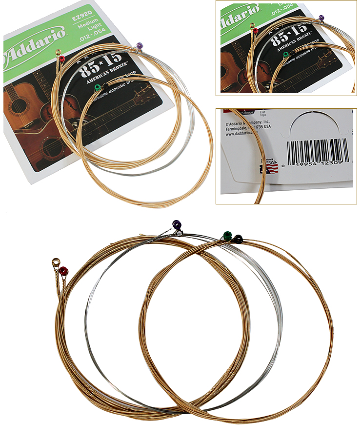 达达里奥EZ920吉他弦美国原装进口标准民谣吉