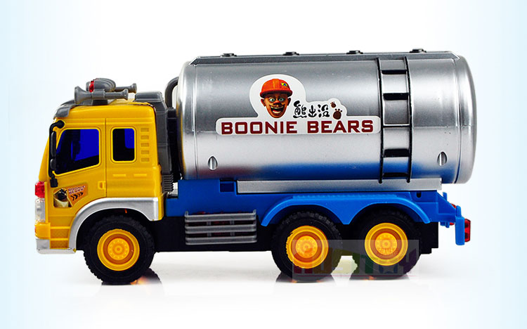 华成熊出没工程车惯性车 工程车儿童玩具环保