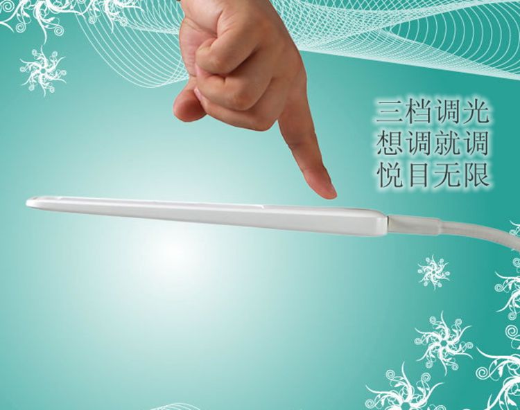 德尔尚预防近视台灯 灯头可插拔 护眼台灯 LED台灯 支架自由弯曲 移动照明 无蓝光 润目
