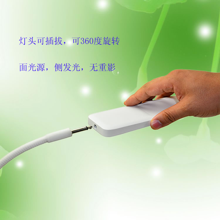 德尔尚预防近视台灯 灯头可插拔 护眼台灯 LED台灯 支架自由弯曲 移动照明 无蓝光 润目