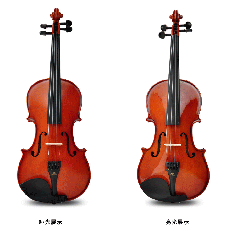 奥蓝ohlandy 普及实木小提琴 儿童练习琴 olv810 手工