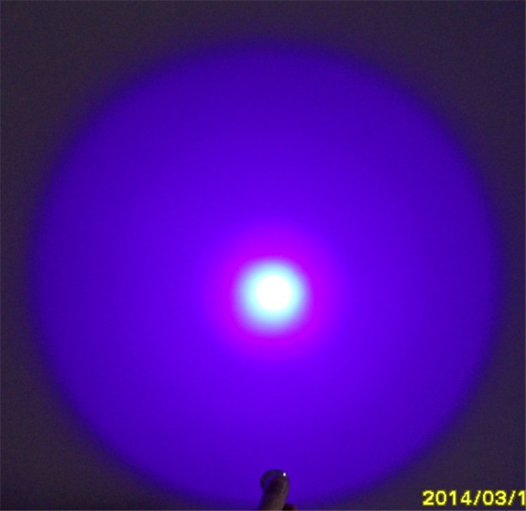 D灯 内置电动车大灯LED灯泡S2电动车灯泡BA20D双爪头直径20mm 12V CREE芯片白聚光镜面 5W