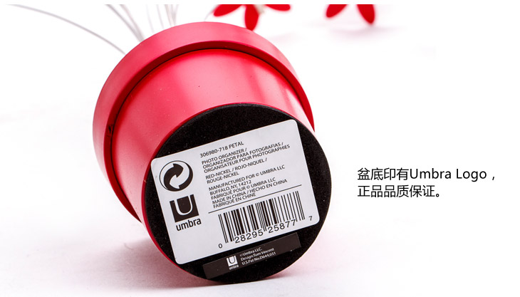 
                                        加拿大UMBRA相框架 花瓣台式相架 白色                