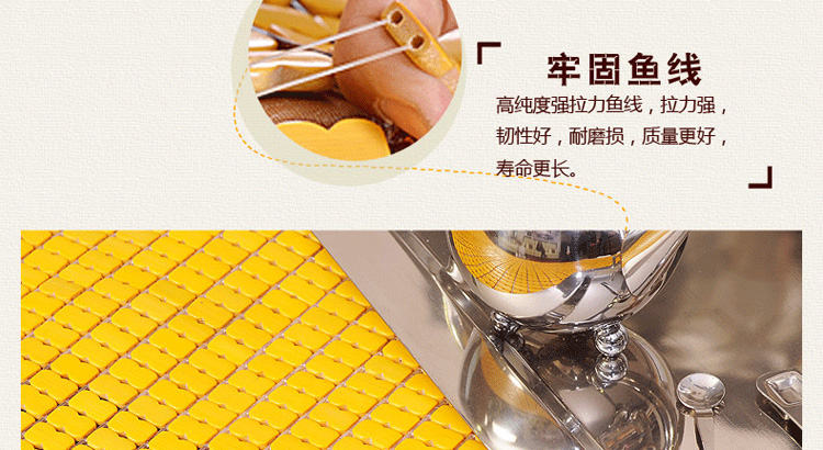 曙林无蜡麻将席夏季可折叠碳化麻将凉席竹席床席 60*120cm