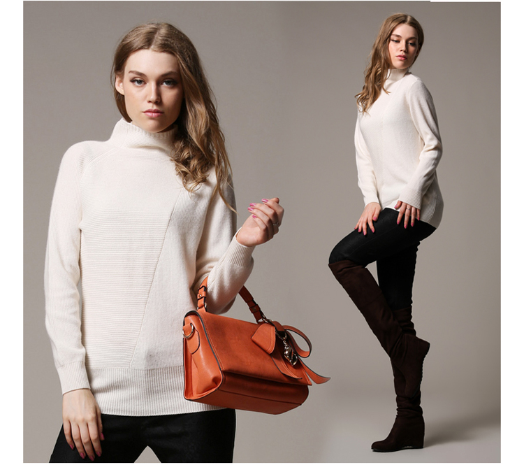 Artley2013冬季新款都市白领加厚羊绒衫 女士高