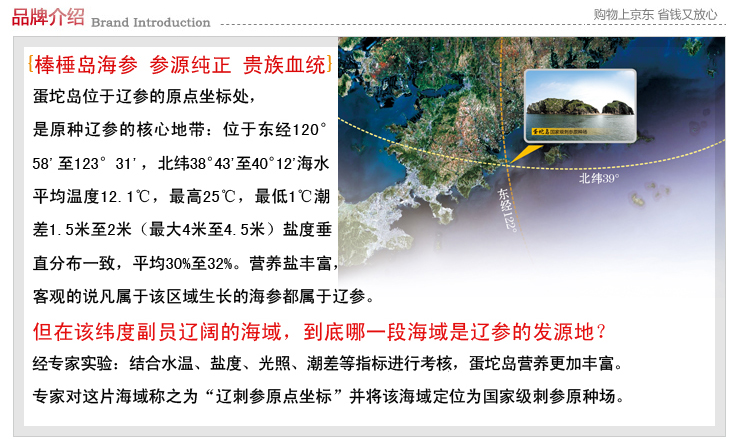 棒棰岛辽参大连海参半干海参500g31-40头装礼