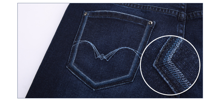 捷纯2013秋装上新 高腰牛仔裤女直筒长裤子弹