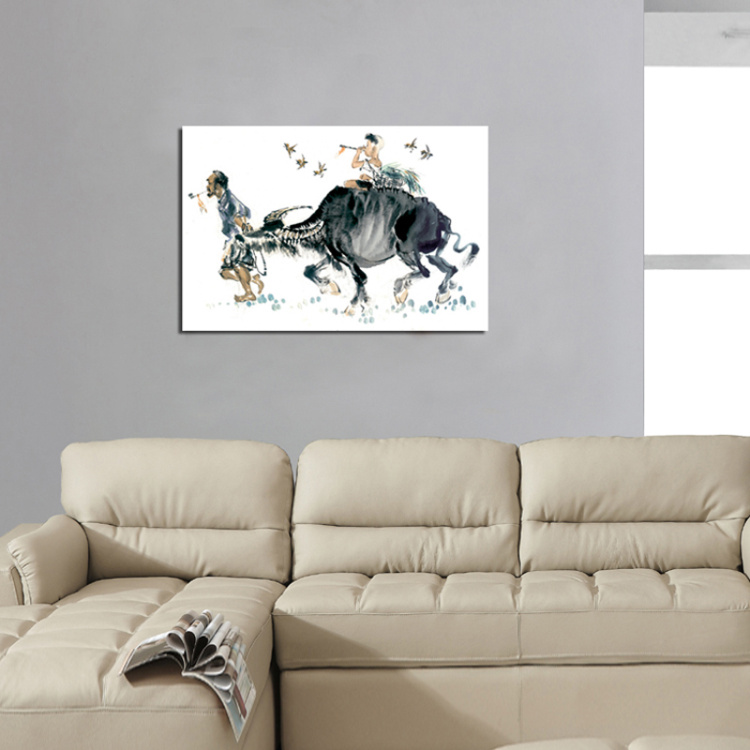 一若高档品牌中式壁画 客厅挂画 沙发背景墙装