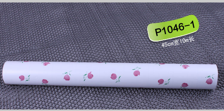 
                                        爱花自粘PVC墙纸欧式田园 客厅卧室壁纸 胶即时贴加厚 翻新贴 P1364                
