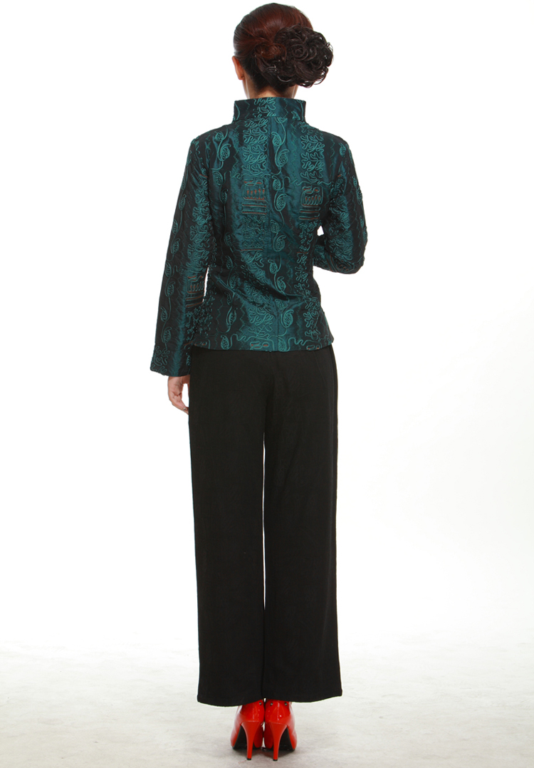 2014春秋新款 横扣盘扣 唐装女士短款上衣 立领