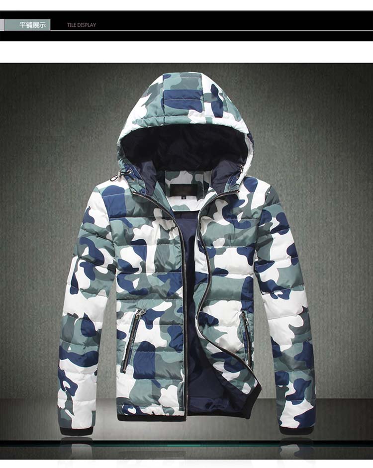 男装<em>连帽迷彩</em>休闲潮流羽绒<em>马甲</em> _经验分享网