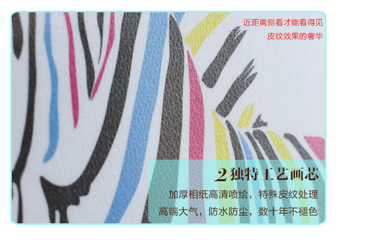 百易尚品个性创意客厅卧室有框画装饰画壁画挂画 C款白框 30*40