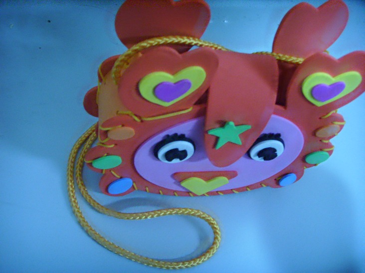 益智eva英文单词贴画3d立体手工贴纸diy