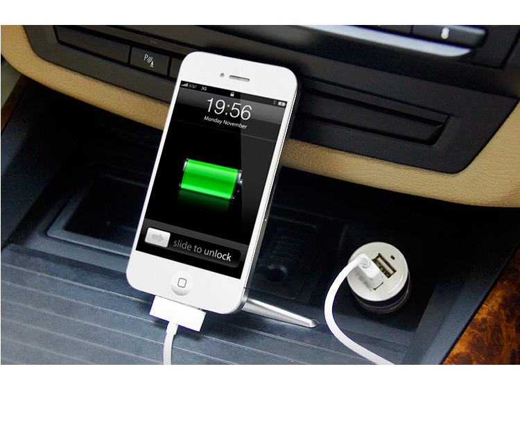 正品 苹果iphone手机车载充电器 万能 点烟器双