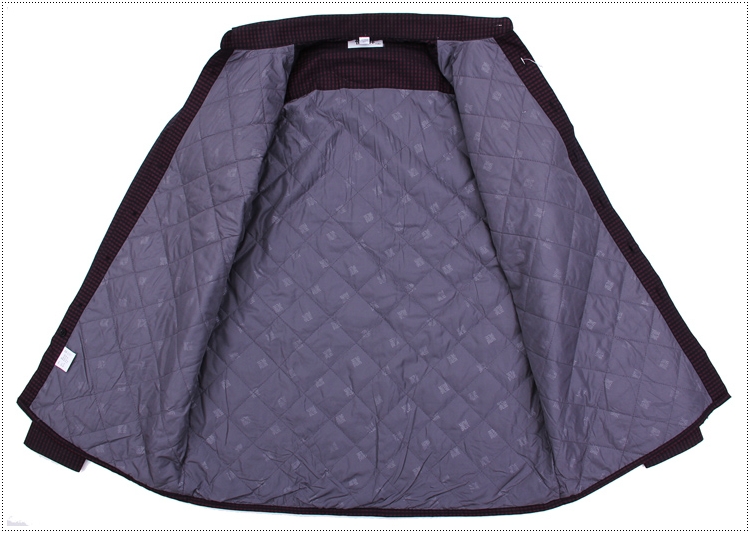 恒源祥秋冬新款男士长袖衬衫加厚夹层羊绒保暖