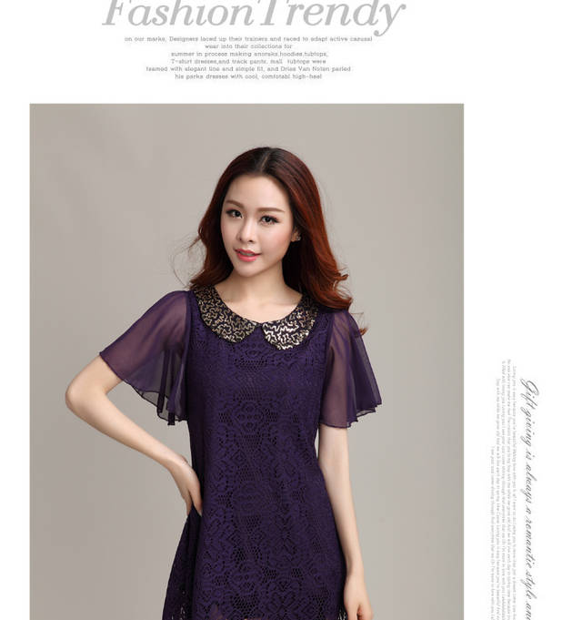 Love Ya 2015 looks great, female thick mm summer lace shirt snow woven dresses black XXXL pictures, price, brand platters! Elections are good character, the national distribution, so why buy now enjoy more preferential! Health