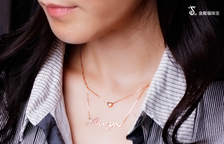 18k金项链套链便宜价格 18k彩金项链套链质量