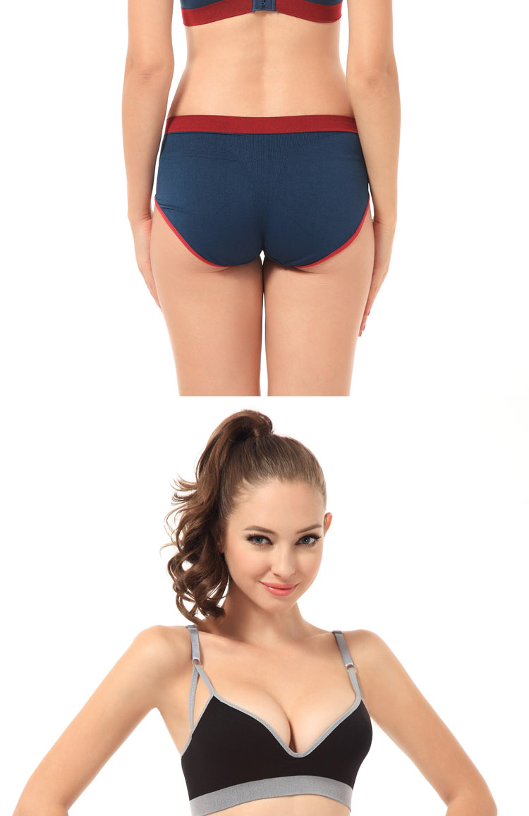 微诺曼内衣 无钢圈文<em>胸罩跑步</em>内衣瑜伽文胸透