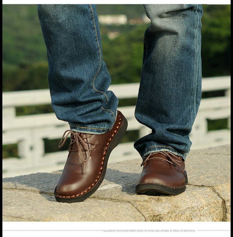 【双11抢先购】帝伯格男士休闲皮鞋真皮工装