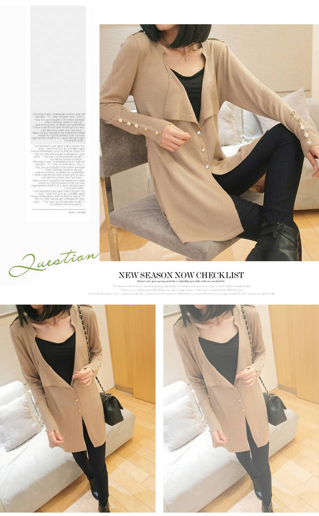 白颜<em>米色</em>2013秋装新款<em>韩版</em>女装修身中长<em>毛衣</em>