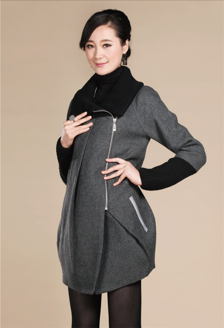 幽梦湘2013 冬装新款女士呢<em>大衣外套韩版风衣</em>