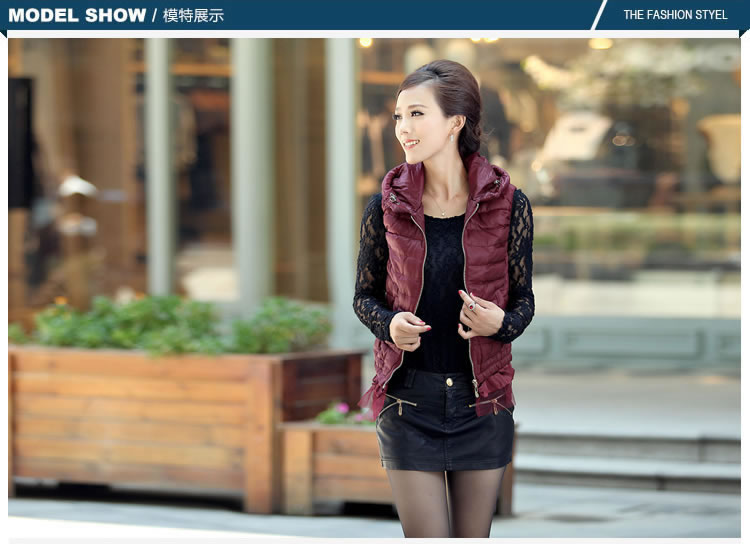 奢彩爆款 2014春装新款女装<em>女士</em>短款<em>马夹</em>韩版