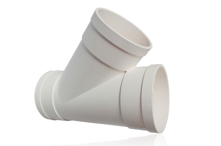 联塑 PVC排水管斜三通 50mm 75mm 110mm斜