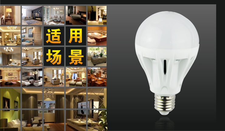 
                                        格润莱特(GERUN)led灯泡球泡节能灯泡E27E14螺口灯头 白光暖光高亮省电台灯吊灯筒灯光源 E27灯头 3W 正白光                