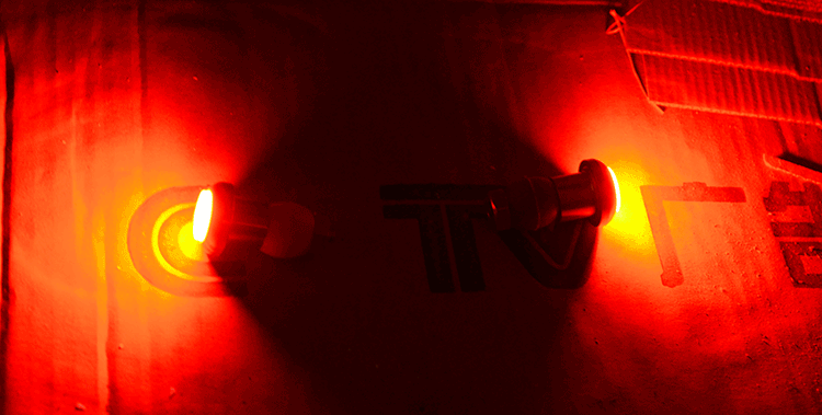 迷彩考拉 自行车车前灯把塞灯转向灯 警示灯自行车配件 白色