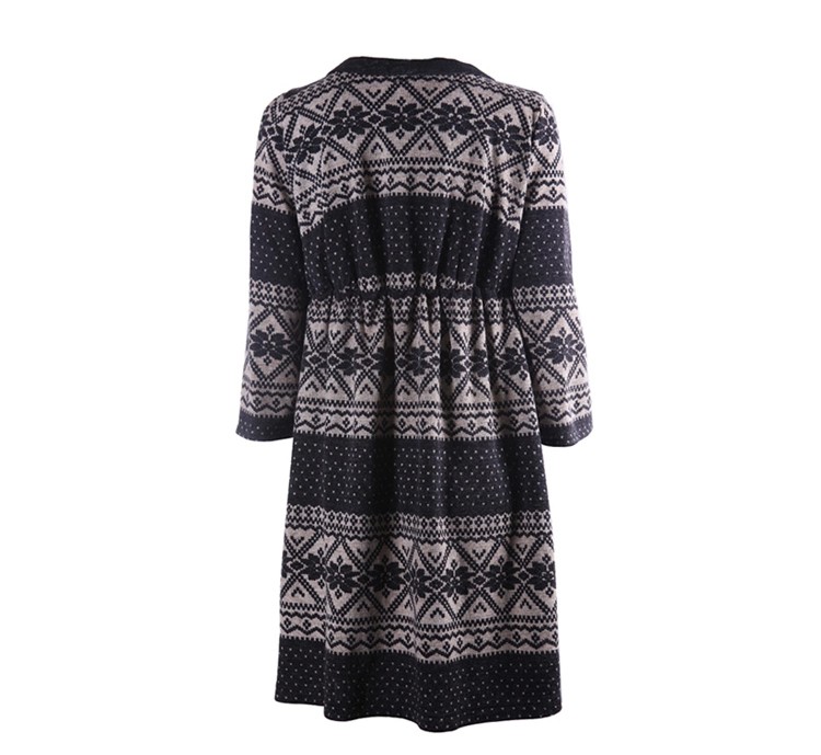 2014春装新款<em>女装</em>女式<em>毛衣开衫</em>品牌印花长款