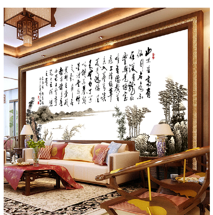 
                                                            KS十字绣官方旗舰店客厅新款书法字画2米2.4米3米3.8米陋室铭书房大幅现代简约线绣定制 9658小版中格200X82CM 四股棉线                