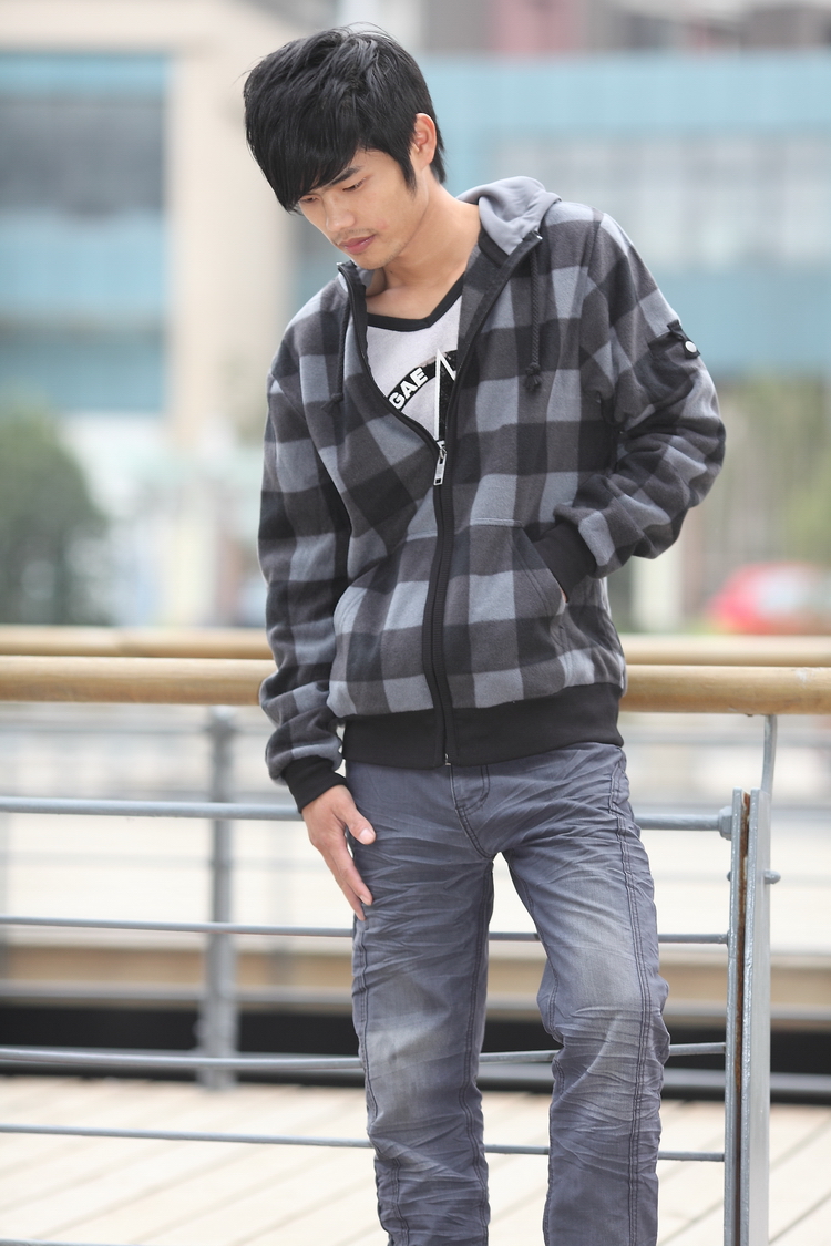 cakada 复古经典暗格 春秋<em>男士摇粒绒</em>休闲卫衣