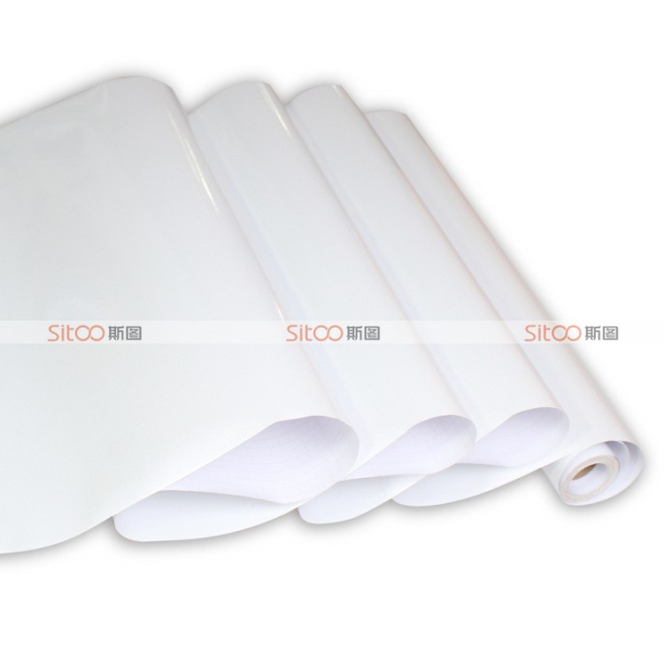 
                                        斯图（sitoo） 家具翻新贴纸 烤漆珠光 橱柜电器韩国贴纸  60cm宽*5m*2卷装 珠光白色                