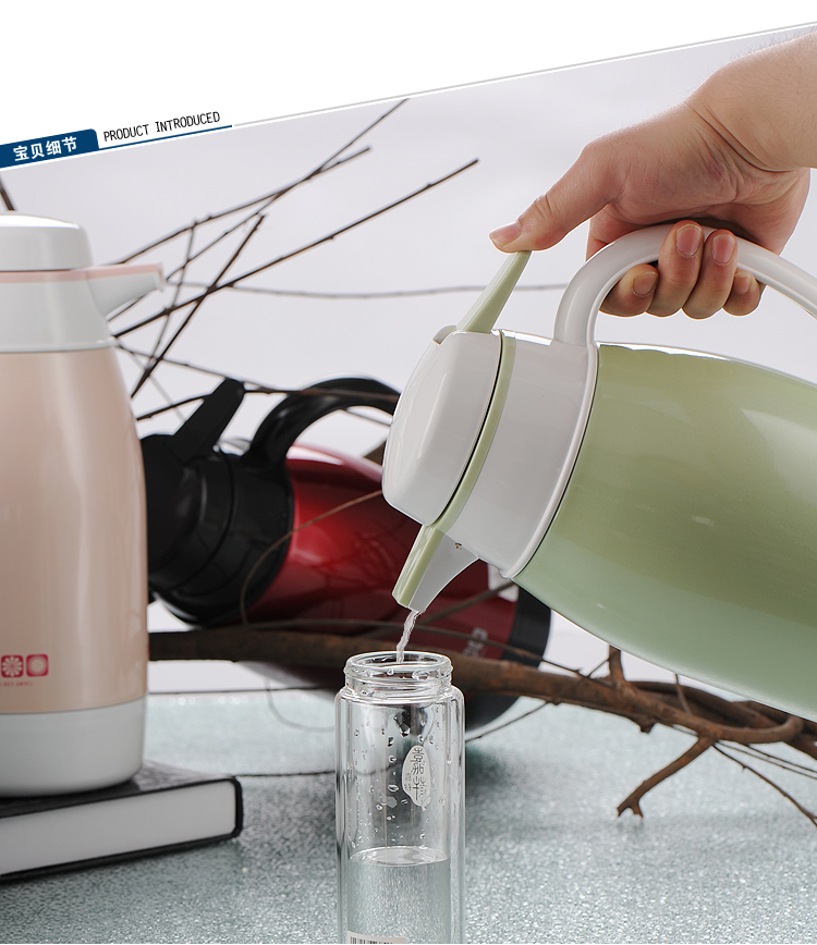 嘉特彩钢涨型咖啡壶保温壶 开水壶家用热水壶