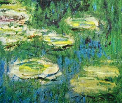 
                                        奇居良品 进口欧美式客厅装饰画挂画壁画装饰字画 莫奈睡莲A                