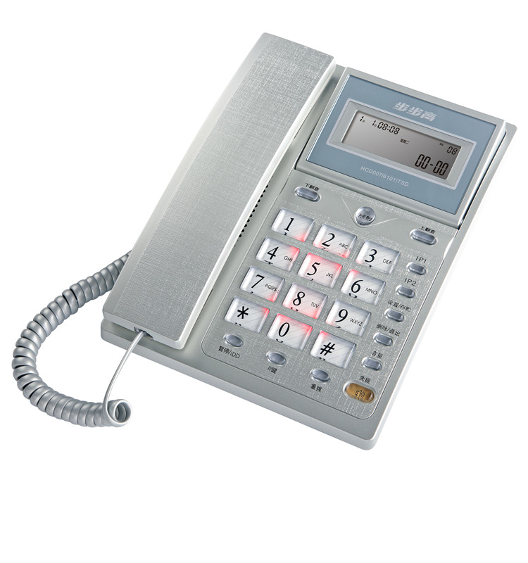 步步高 HCD6101 有绳电话机座机 时尚翻盖 磨