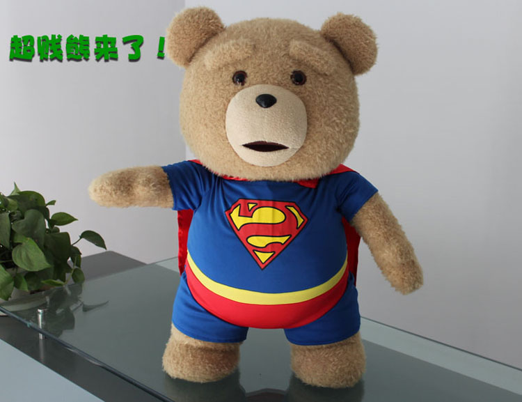 正版TED<em>熊</em>美国<em>电影</em>泰迪熊会说话的毛绒玩具泰