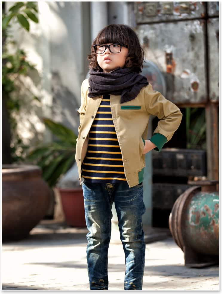 纯一良品2014<em>春季</em>新款<em>男童外套韩版</em>童装儿童