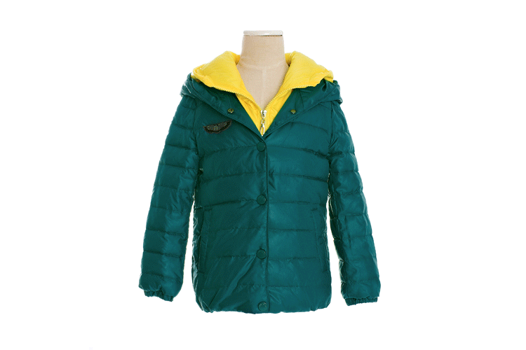 水鸟2013新款冬装男童短款羽绒服 反季清仓正品儿童羽绒服 6815 黑色