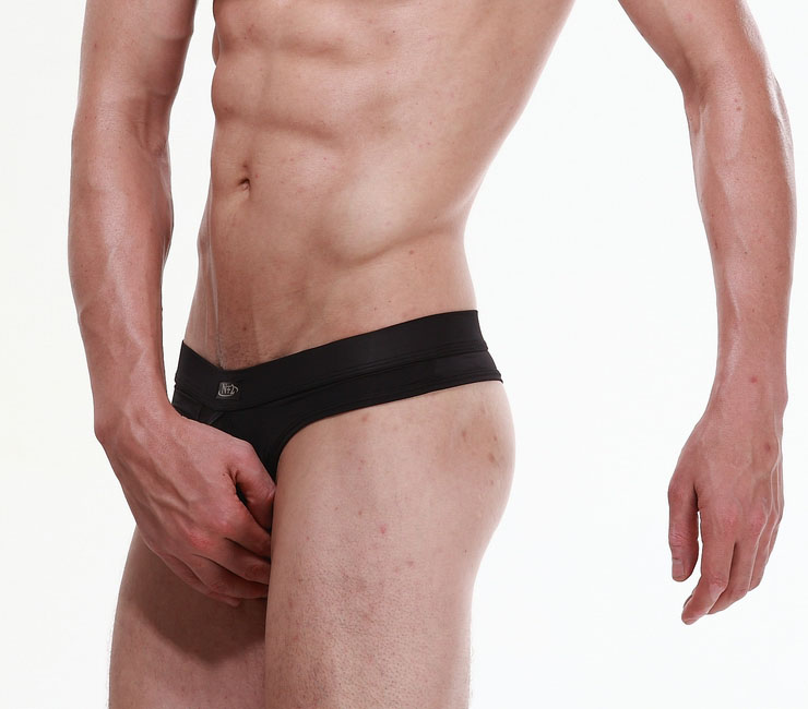 加网纱U凸囊袋设计时尚性感T字裤男式内裤透