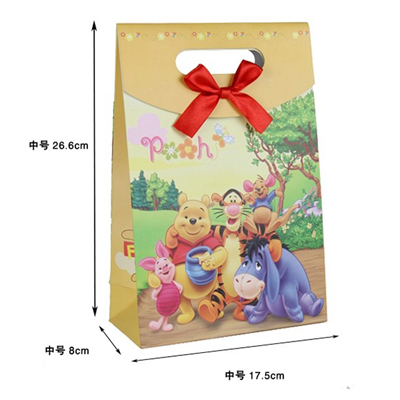 孩派HighParty/派对气球/生日用品/维尼熊卡通回礼袋礼品袋/1个