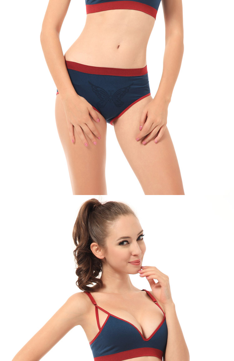 微诺曼内衣 无钢圈文<em>胸罩跑步</em>内衣瑜伽文胸透