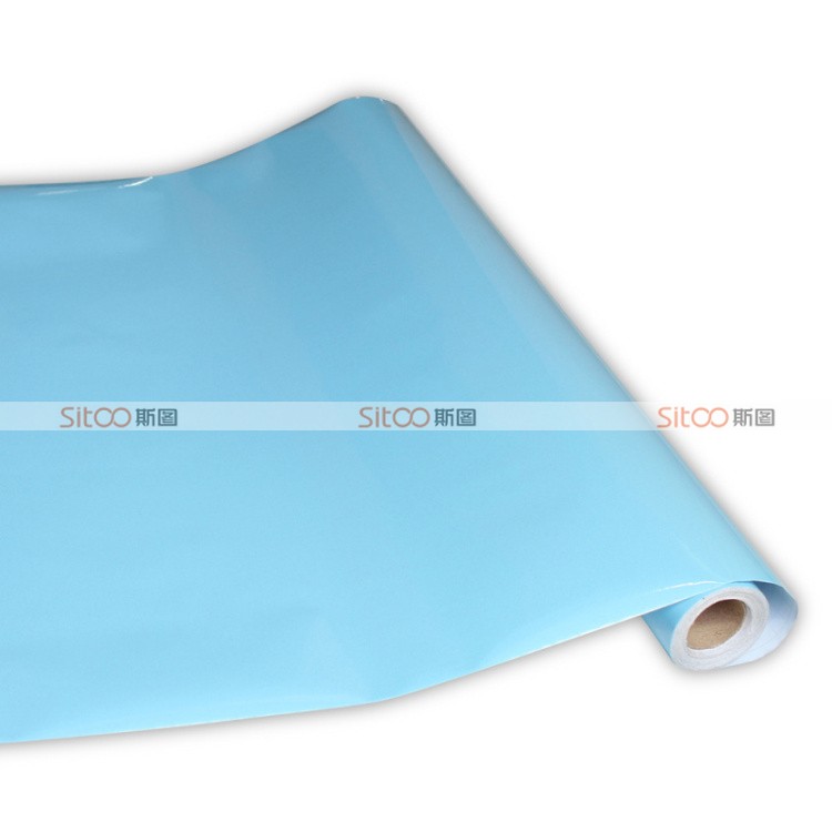 
                                        斯图（sitoo） 家具翻新贴纸 烤漆珠光 橱柜电器韩国贴纸  60cm宽*5m*2卷装 珠光白色                