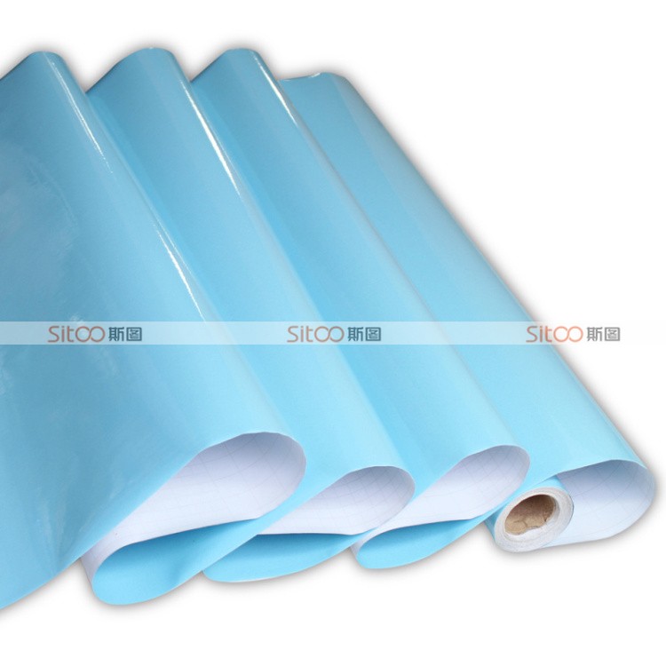 
                                        斯图（sitoo） 家具翻新贴纸 烤漆珠光 橱柜电器韩国贴纸  60cm宽*5m*2卷装 珠光白色                