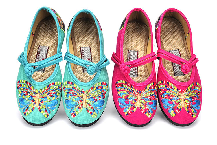 佳福老北京布鞋 <em>女士绣花鞋</em> 春夏新款 民族风单