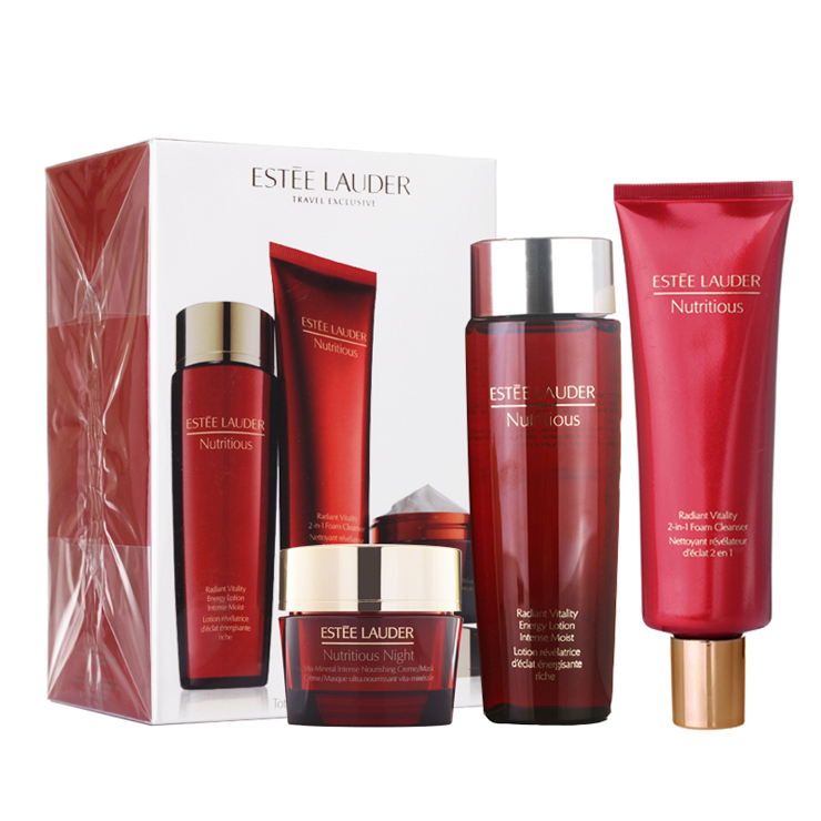 雅诗兰黛EsteeLaurder鲜亮焕采红石榴三件套