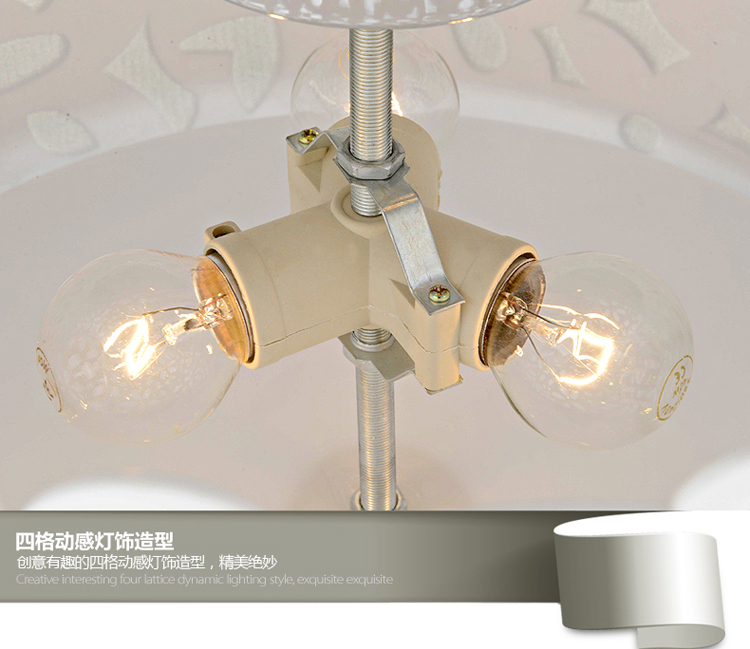 简普家居家装灯具吊灯现代吸顶灯时尚简约宜家吊灯餐厅灯客厅灯吧台灯具灯饰N1103 300MM直径 吊灯带LED光源